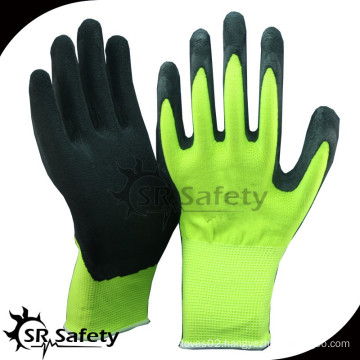 SRSAFETY Direct Buy China Wholesale Polyester Knitted Coated Latex Gloves